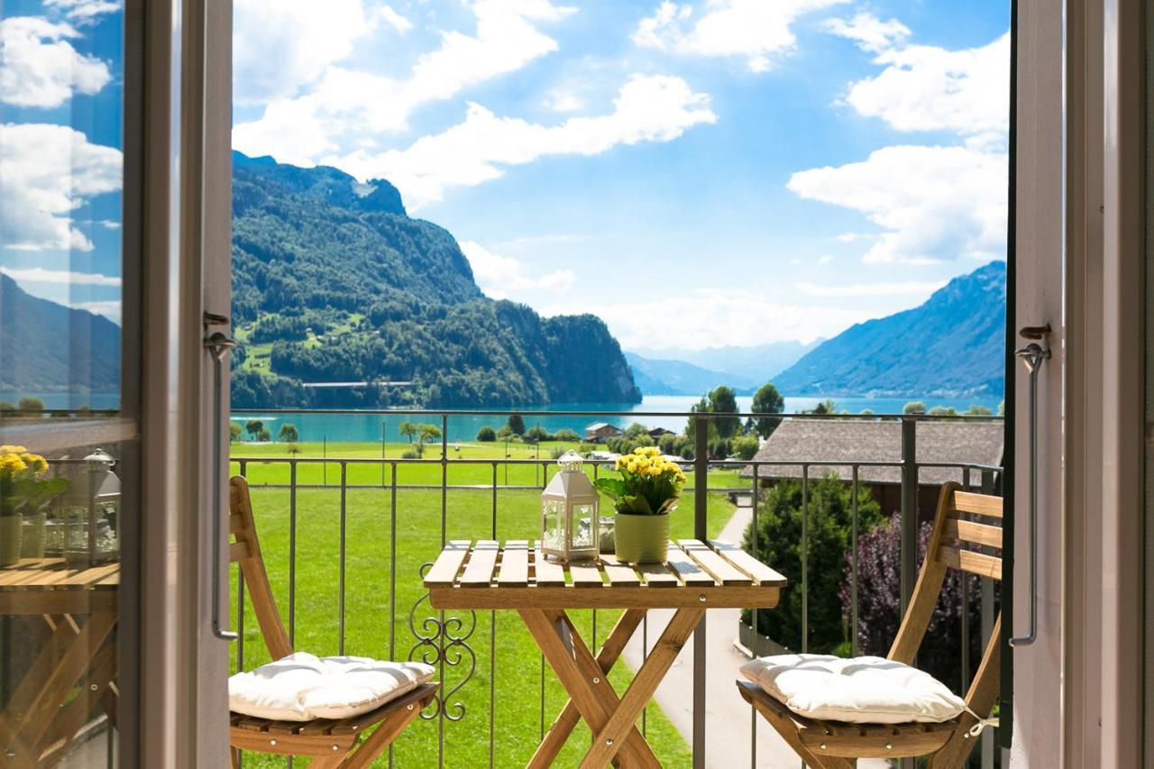 Spirit Apartments - Balkon Mit Seesicht - Parkplatz Brienz  Εξωτερικό φωτογραφία