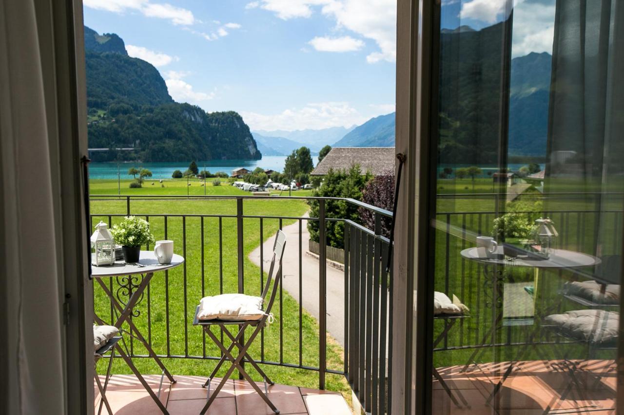 Spirit Apartments - Balkon Mit Seesicht - Parkplatz Brienz  Εξωτερικό φωτογραφία